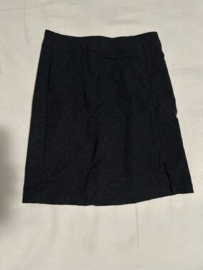 Garage Slight Cheetah Print Black Women's A-Line Skirt